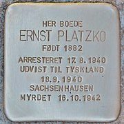 180px-Stolperstein_für_Ernst_Platzko_(Kopenhagen)