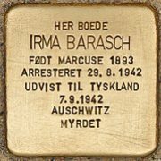 180px-Stolperstein_für_Irma_Barasch_(Kopenhagen)