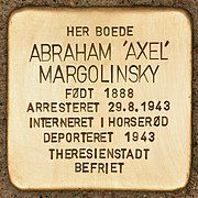 Stolperstein_für_Abraham_Margolinsky_(Kopenhagen)