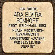 Stolperstein_für_Ada_Elvira_Bomhoff_(Frederiksberg)