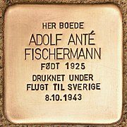 Stolperstein_für_Adolf_Anté_Fischermann_(Kopenhagen)