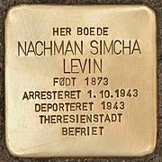 Stolperstein_für_Nachman_Simcha_Levin_(Kopenhagen)