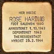 Stolperstein_für_Rose_Hartwig_(Frederiksberg)